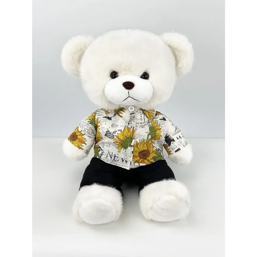 Large Bartholomew Bear clothes outfits - Sunflower Shirt 2-Piece Set